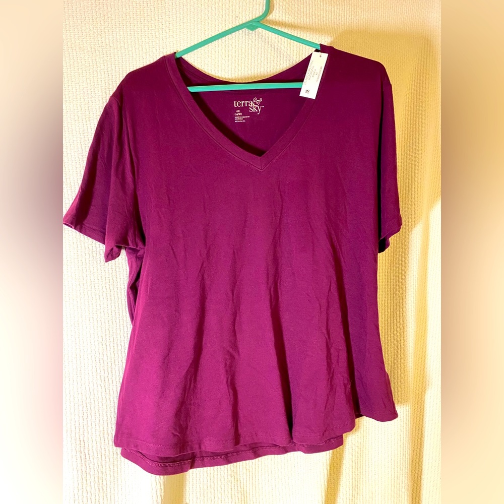 Maroon V Neck